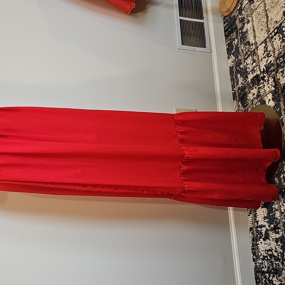 Gianni Bini red maxi dress. Size M - Picture 2 of 5